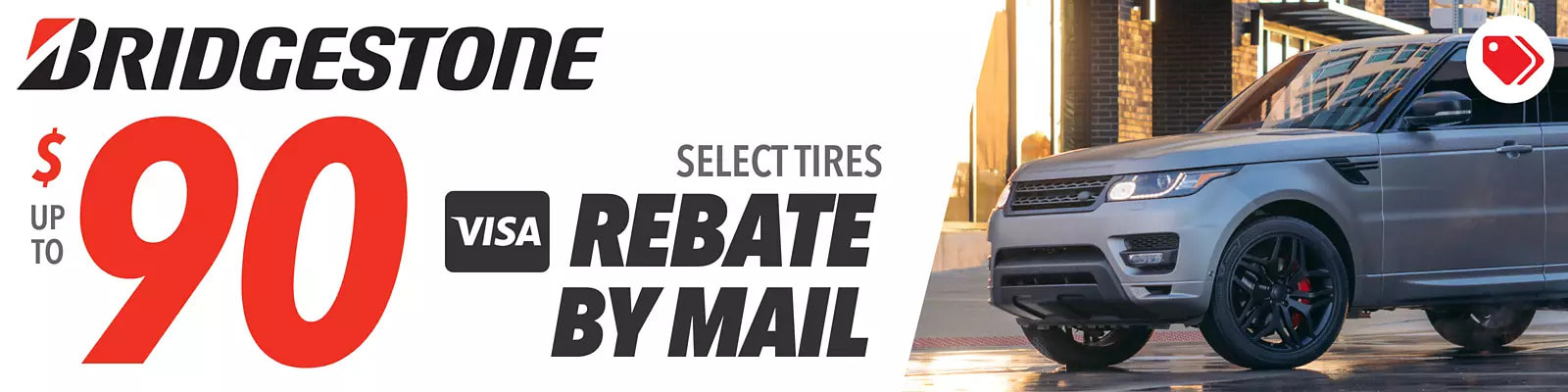 Bridgestone tire rebate for July 2022 with Discount Tire Direct