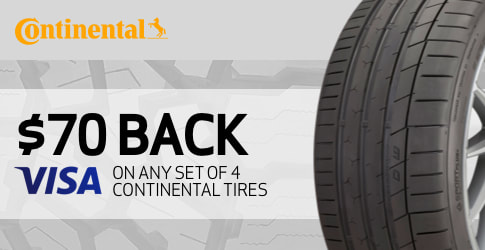 Continental tire rebate for March 2019