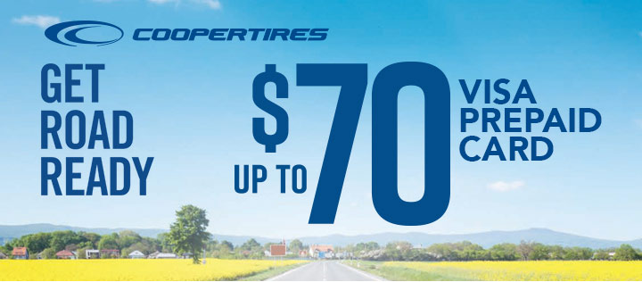 Cooper tire rebate for April 2020 with Discount Tire Direct