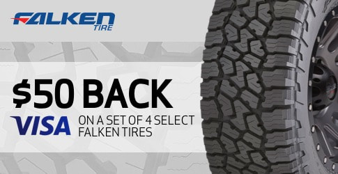 Falken tire rebate for November 2018