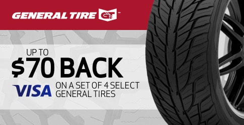 General tire rebate for March 2019