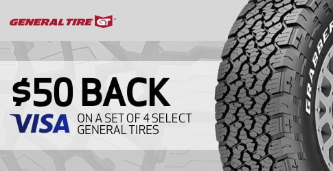 General tire rebate for September 2018