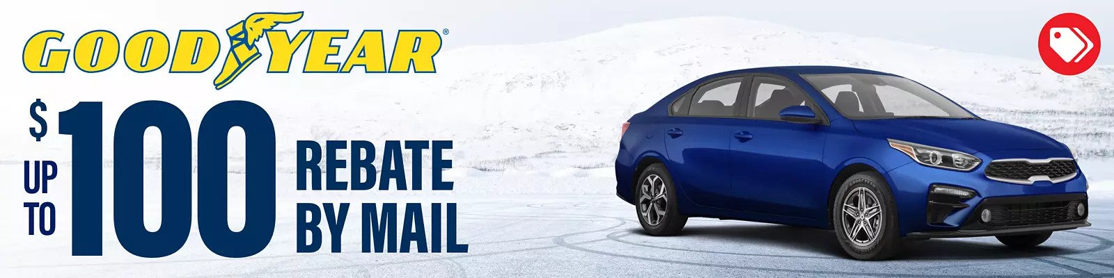 Goodyear tire rebate for January 2022 with Discount Tire Direct