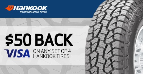 Hankook tire rebate for October 2018