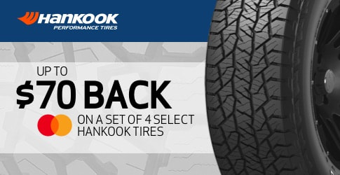 Hankook tire rebate for September and October 2019
