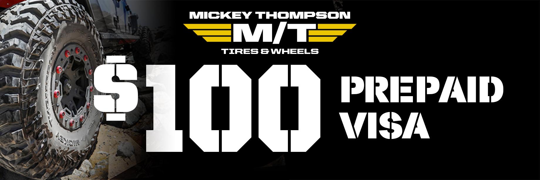 Mickey Thompson October 2020 tire rebate with Discount Tire Direct