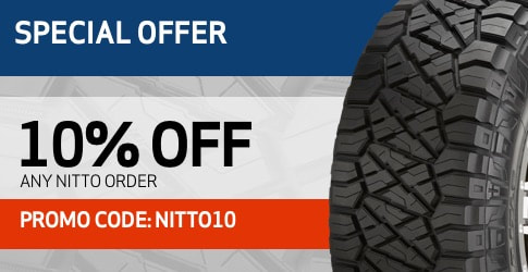 Nitto Tire coupon code for October-November 2018