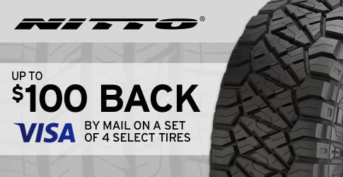Nitto tire rebate for June 2018