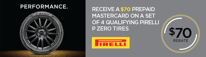 Pirelli tire rebate with Discount Tire for September 2018