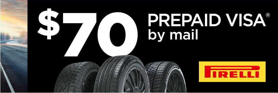 Pirelli winter tire rebate for November 2020 with Discount Tire direct