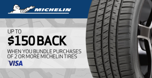 Michelin tire rebate for July 2020 with TireBuyer.com