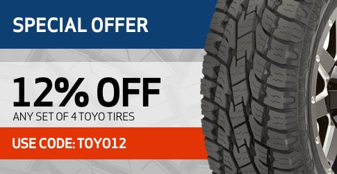 Toyo tires coupon code for February 2019