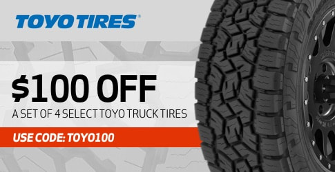 Toyo truck tire discount code for September 2020 with TireBuyer.com