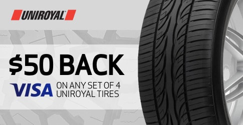 Uniroyal tire rebate for February 2020