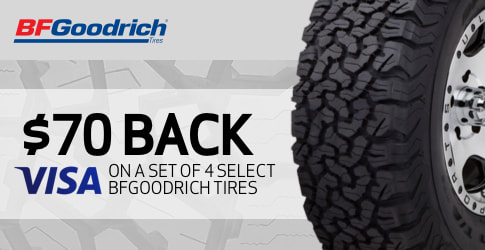 BF Goodrich tire rebate December 2018