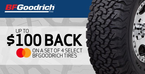 BF Goodrich Cyber Monday tire rebate