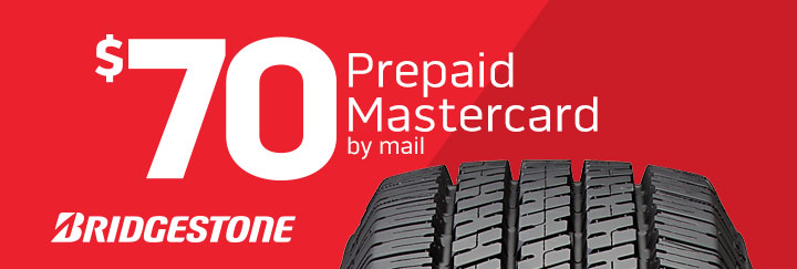 Bridgestone tire rebate for July 2019