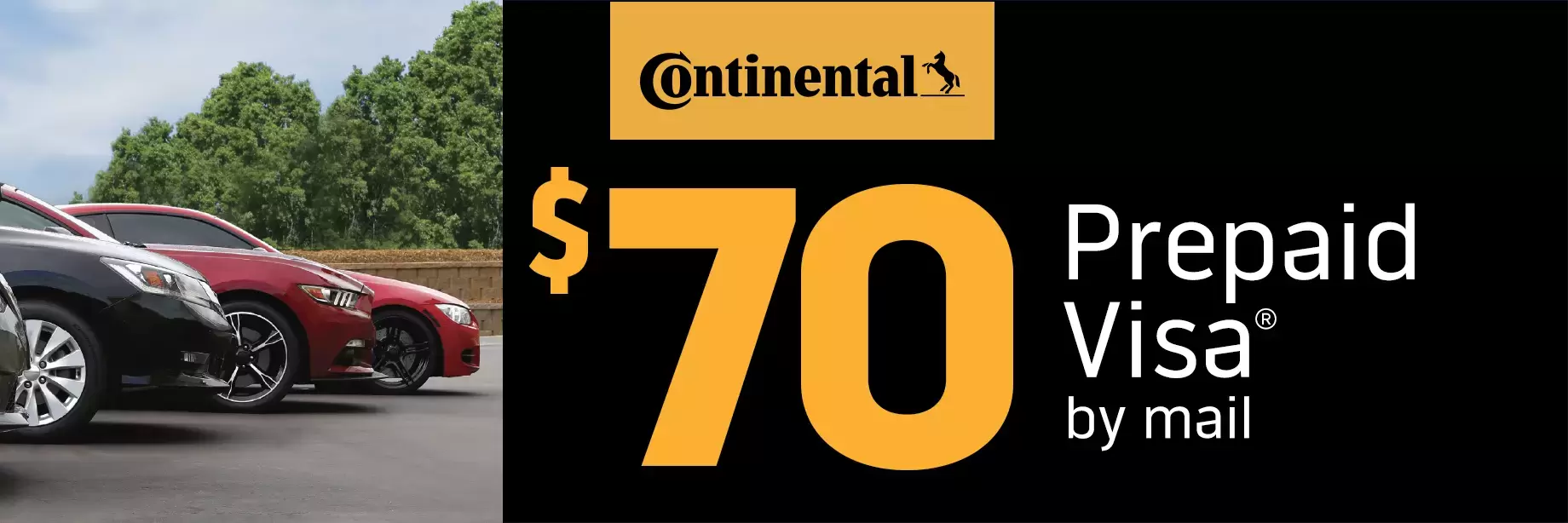 Continental tire rebate for November 2020 with Discount Tire Direct