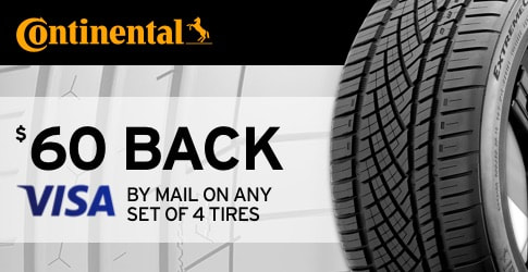 Continental rebate for August 2018