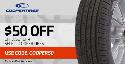 Cooper tires order code for February 2020
