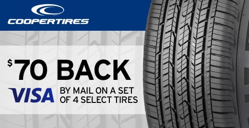 Cooper tire rebate for August 2018