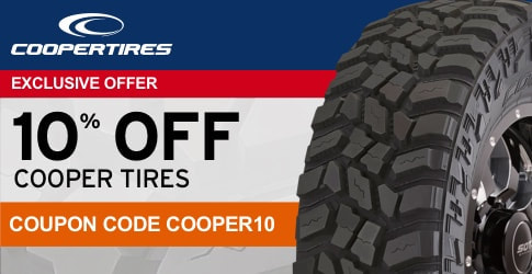 Cooper Tires 10% off coupon code