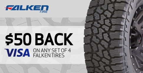 Falken tire rebate for July and August 2019