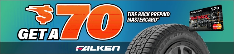 Falken tire rebate for October 2021 with Tire Rack