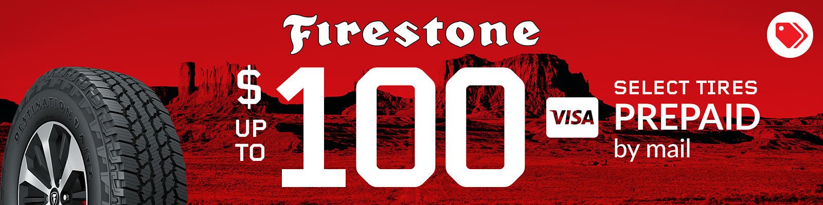 Firestone tire rebate for July 2021 with Discount Tire Direct