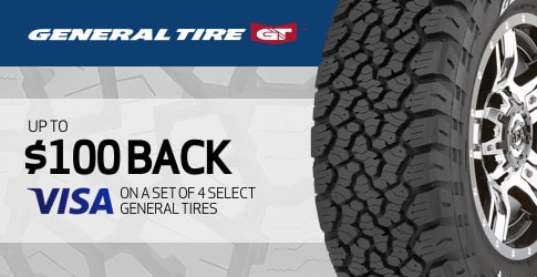 General tire rebate for September and October 2019