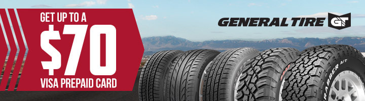 General Tire rebate for March 2018
