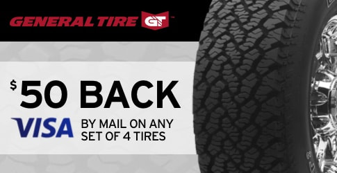 General tire rebate July 2018