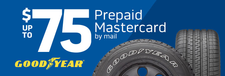 Goodyear tire rebate for January through March 2020 with Discount Tire Direct