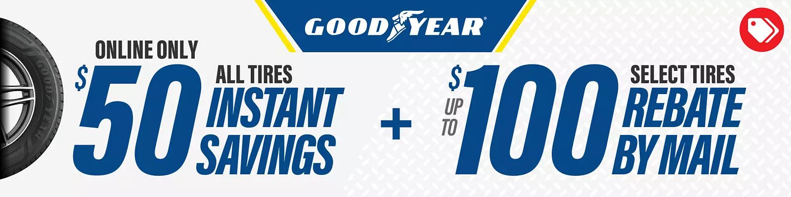 Goodyear tire rebate and discount for February 2022 with Discount Tire Direct