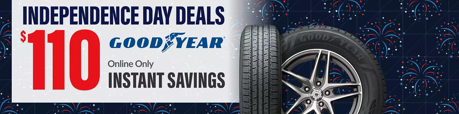 Goodyear online tire discount for July 2023 with Discount Tire Direct