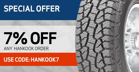 Hankook tire order code for January 2019