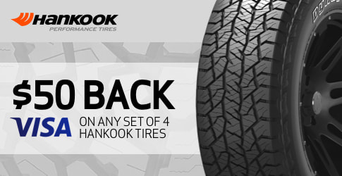 Hankook tire rebate for May 2019