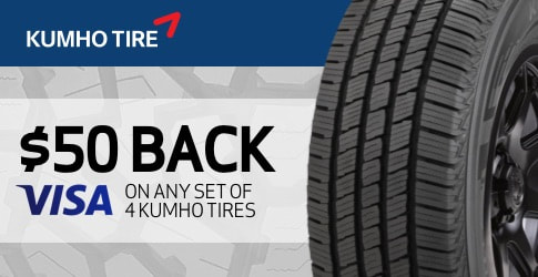 Kumho tire rebate for june and july 2019
