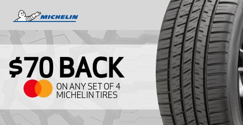 Michelin tire rebate for March-April 2019