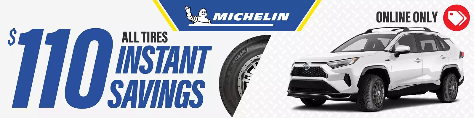 Michelin tire discount for February 2022 with Discount Tire Direct