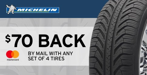 Michelin tire rebate for March-April 2018