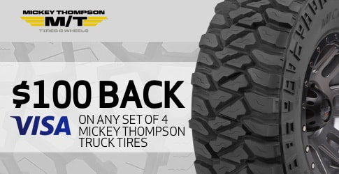 Mickey Thompson tire rebate for February and March 2019