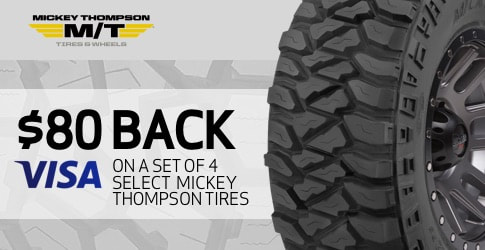 Mickey Thompson tire rebate for September and October 2019