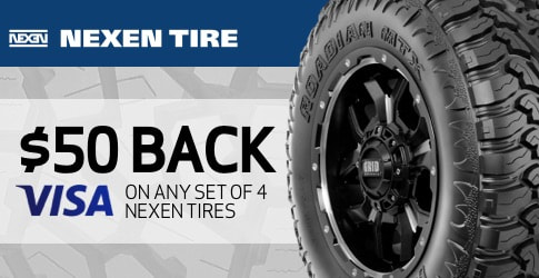 Nexen tire rebate for December 2020
