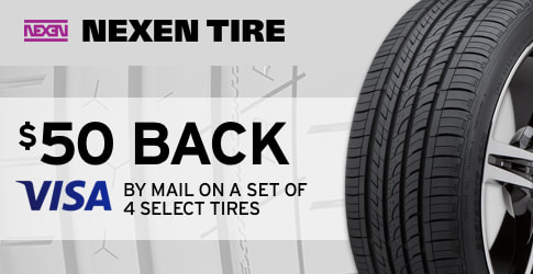 Nexen Tire rebate for June 2018