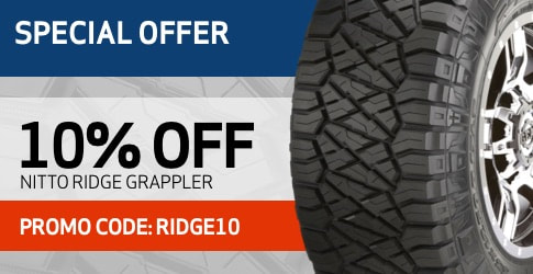Nitto tire coupon code for August 2019