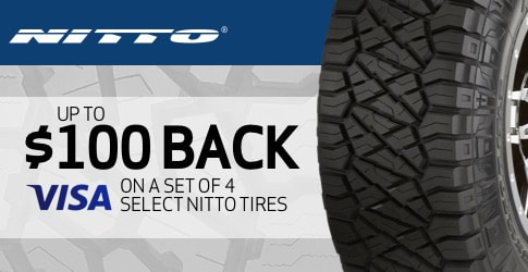 Nitto tire rebate for February 2019