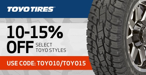 Toyo tire discount codes for April 2019