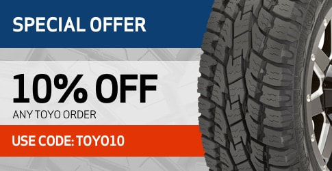 10% off toyo tires coupon code for June 2019