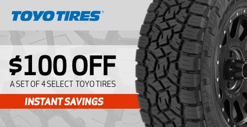 Toyo tire rebate for July 2020 with TireBuyer.com